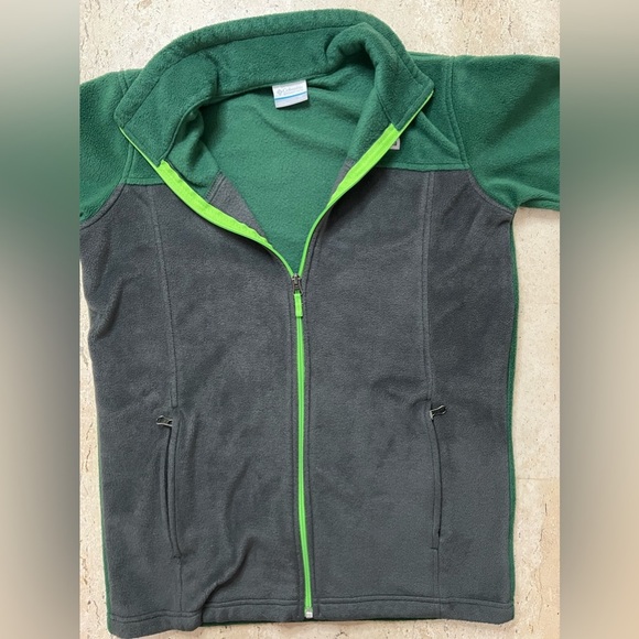 Boy’s Columbia Feece Full Zip Lightweight Jacket Size XL - Picture 2 of 4